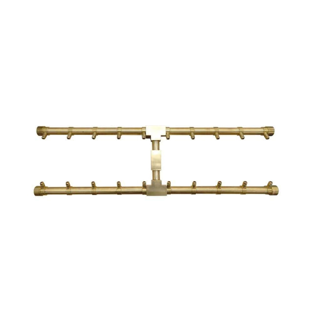 Firegear Pro Series H Burners - Brass Gas Burner