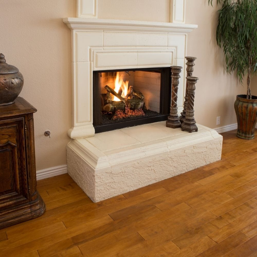 Grand Canyon Weathered Oak Vent-Free Indoor Gas Log Set Insert