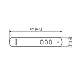 Heatscope Wi-Fi Wall Mount Switch Dimensions