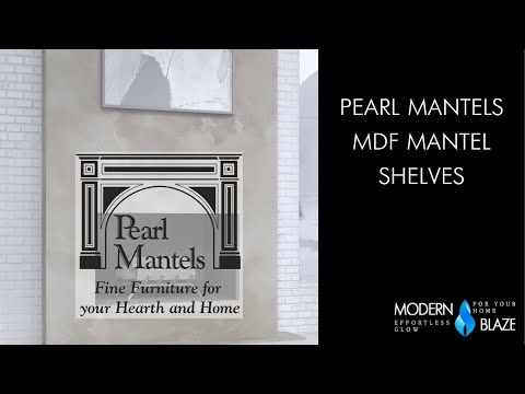 Pearl Mantels MDF Mantel Shelf Installation