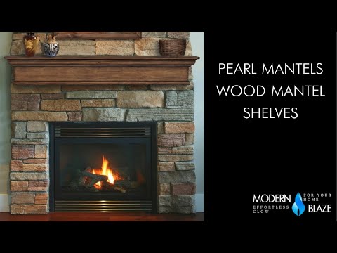 Pearl Mantels Wood Mantel Shelf Installation