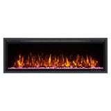 Huntington Sparkling Series Electric Fireplace with crystals and pink ember bed lights