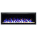 Huntington Fireplaces Sparkling Series Electric Fireplace with blue flames & pebbles