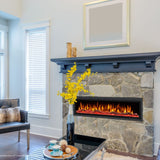 Huntington Fireplaces Sparkling Series Electric Fireplace with traditional mantel