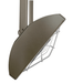 infratech bronze drop pole with motif side view