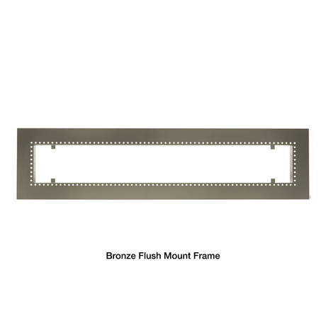 bronze flush mount frame