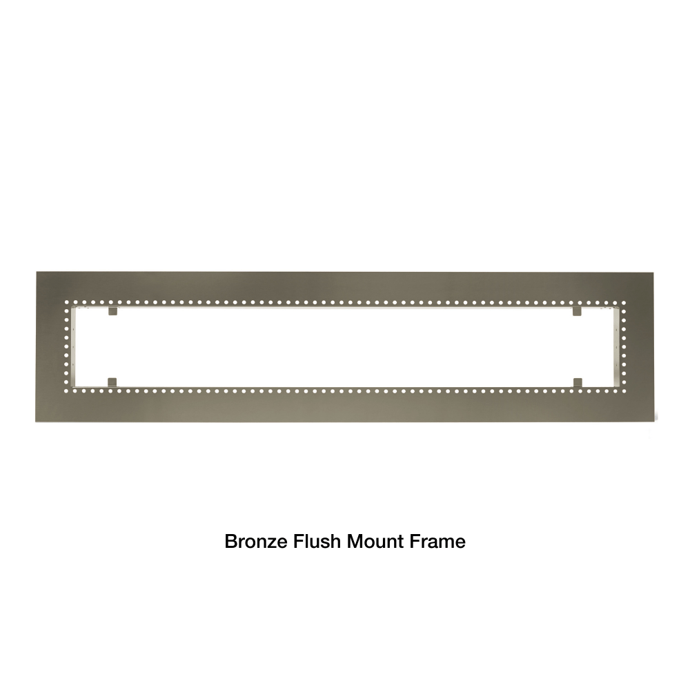 bronze flush mount frame