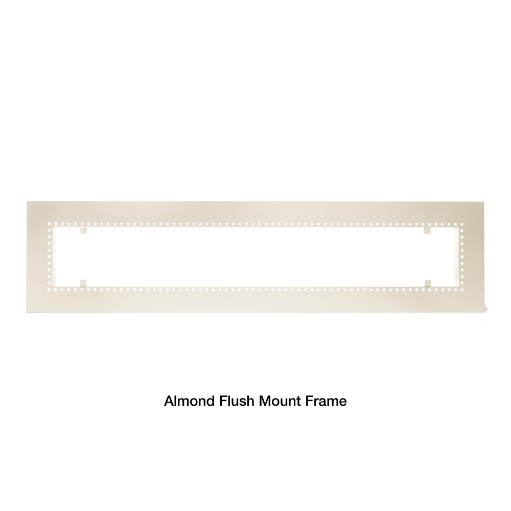 almond flush mount frame