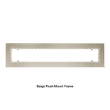 beige flush mount frame