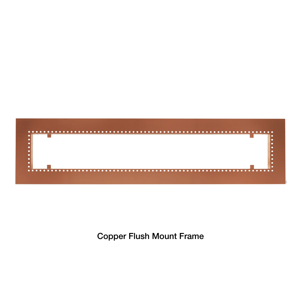 copper flush mount frame