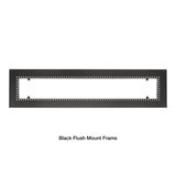 black flush mount frame
