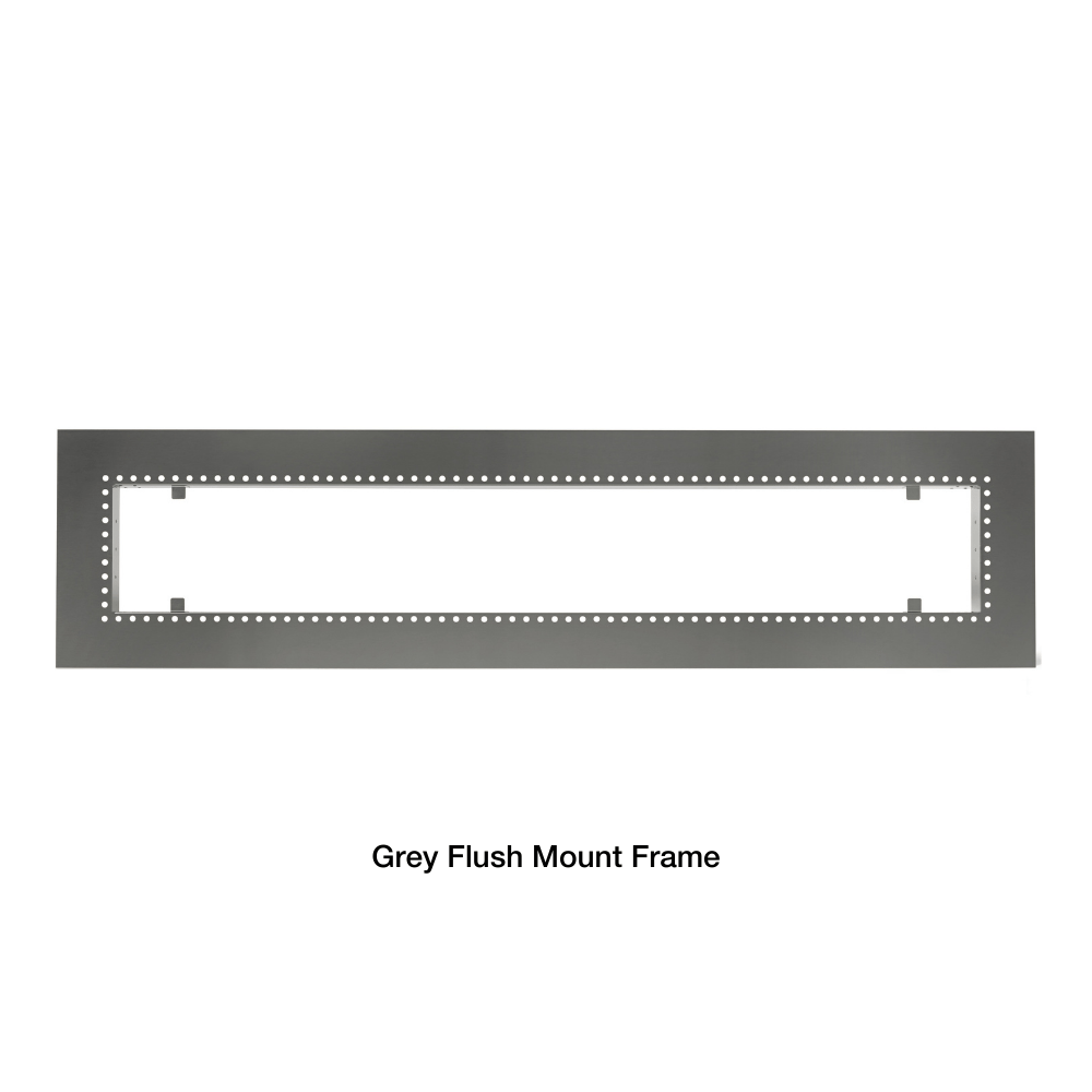 grey flush mount frame