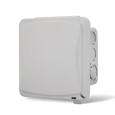 Infratech Dual Duplex ON/OFF In Wall Switch for Dual Element Electric Heaters with Weatherproof Cover (14 4315)