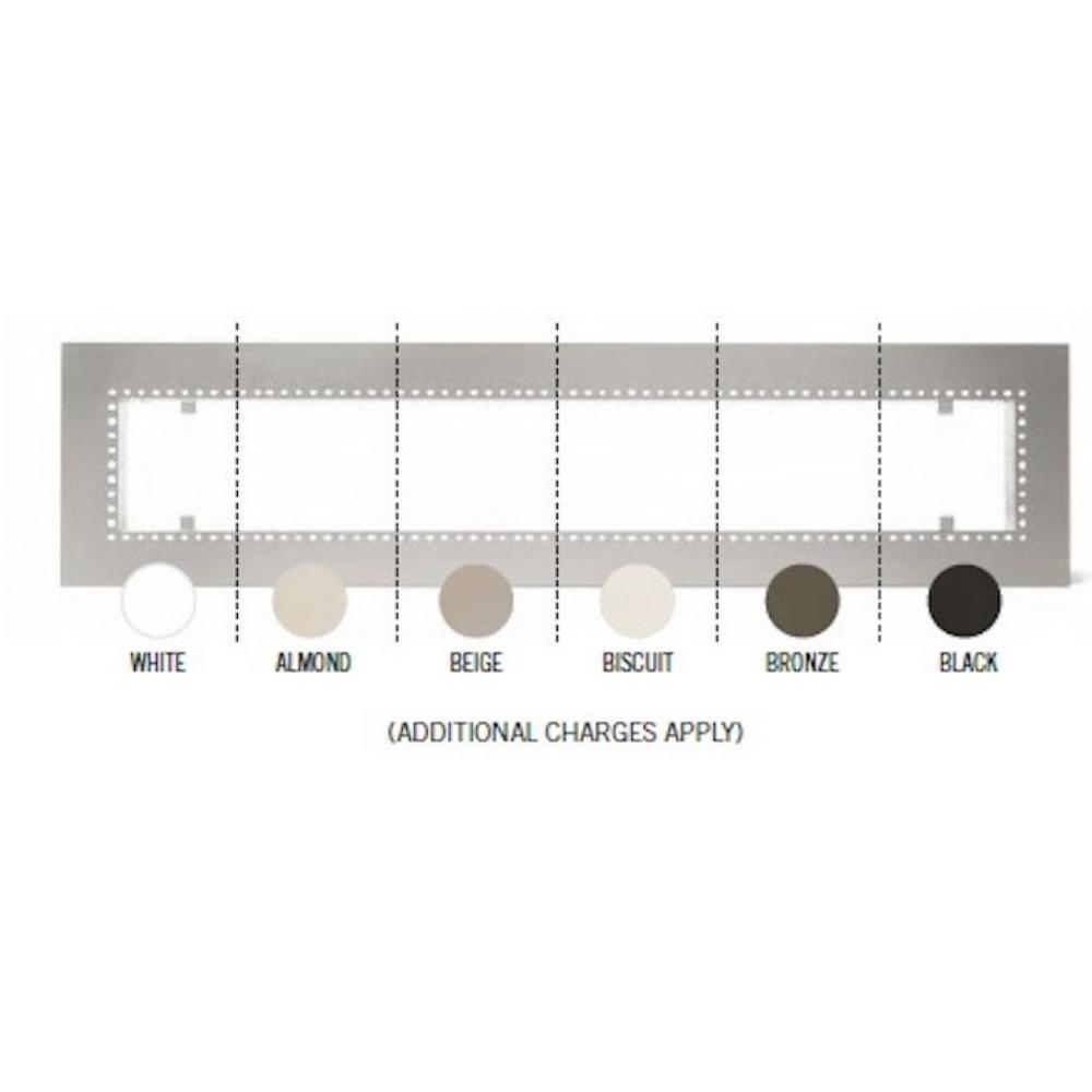 Infratech Flush Mount Frames for W or WD Series Heaters Colors
