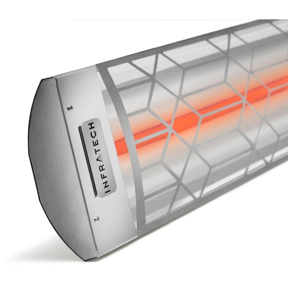Infratech Motif Craftsman Decorative Fascia Kit in Stainless Steel Up Close