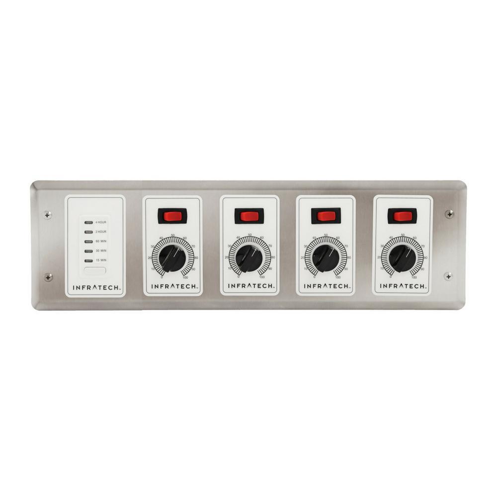 Infratech Solid State Controls – 4 Zone Analog Controller with Digital Timer