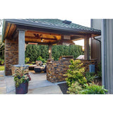 Infratech W Series 33" Heater wall mounted in outdoor patio