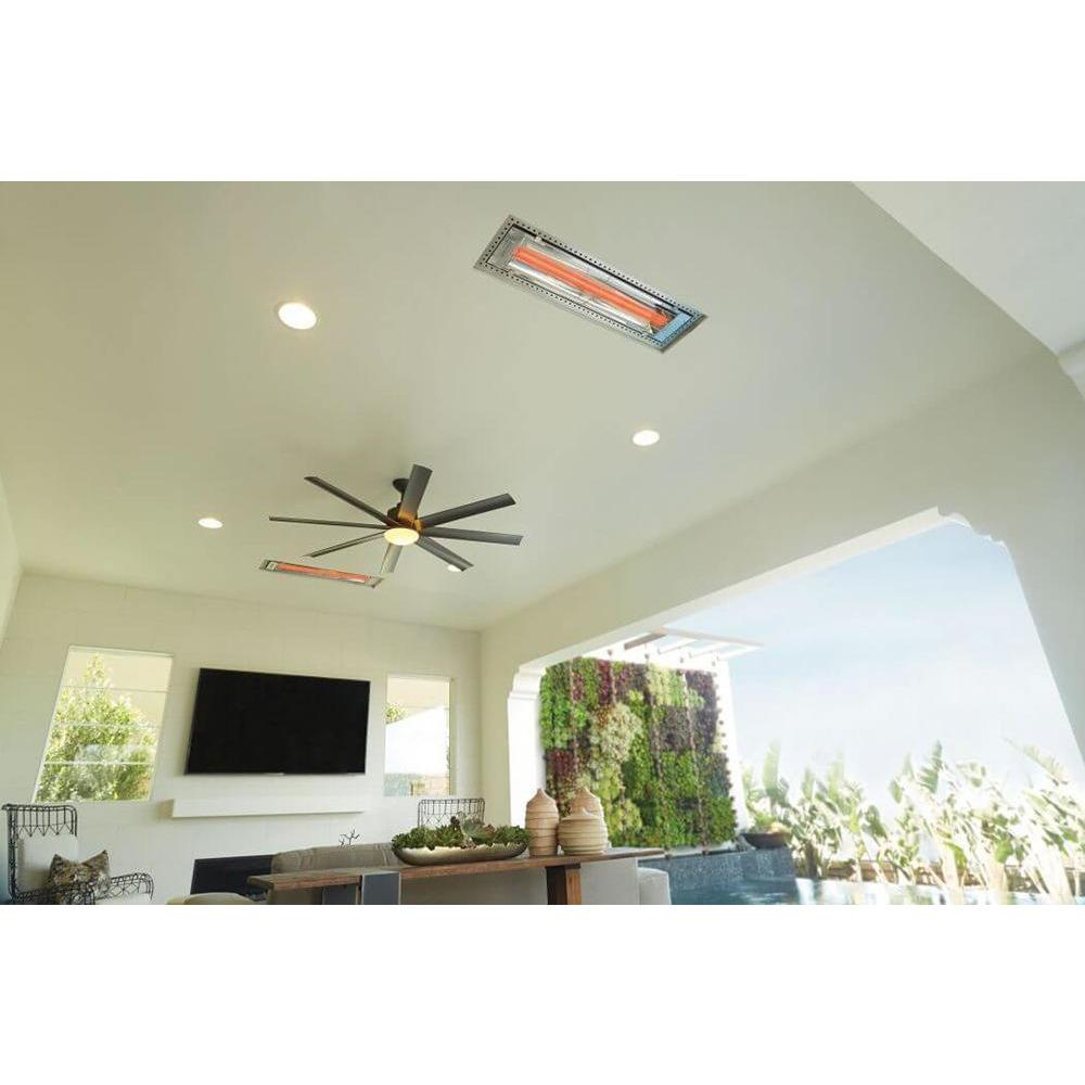 Infratech WD Series 39" flush mounted heaters allow indoor comfort, outside