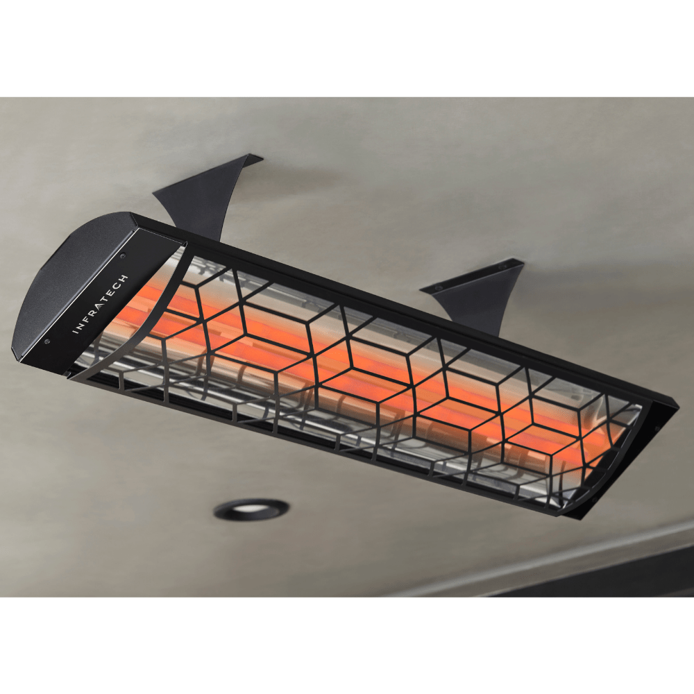 Infratech black heater with craftsman motif kit