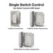 Single Switch Control Controls One Heater
