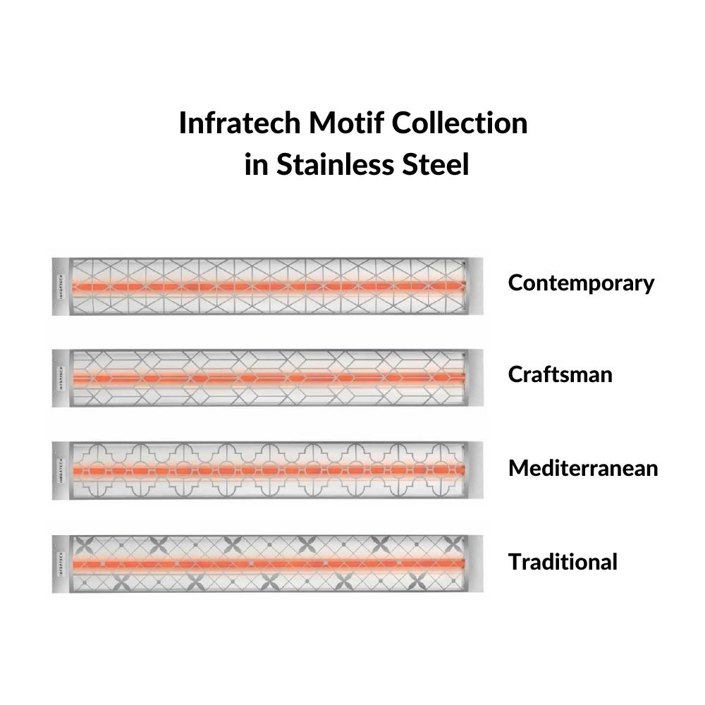 Infratech Motif Collection in Stainless Steel