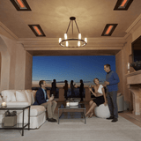 Infratech WD Electric heater flush mounted in ceiling