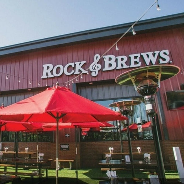 IR Energy evenGLO GA201M2 Portable Gas Patio Heater in Restaurant