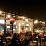 IR Energy evenGLO GA201M2 Portable Gas Patio Heater in Roof Patio Deck