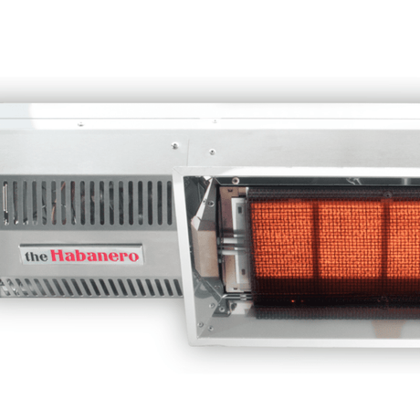 IR Energy Stainless Steel Habanero Gas Patio Heater Triple Surface Burner