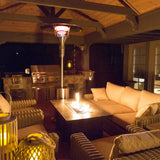 IR Energy evenGLO GA201M2 Portable Propane Heater in Backyard Patio