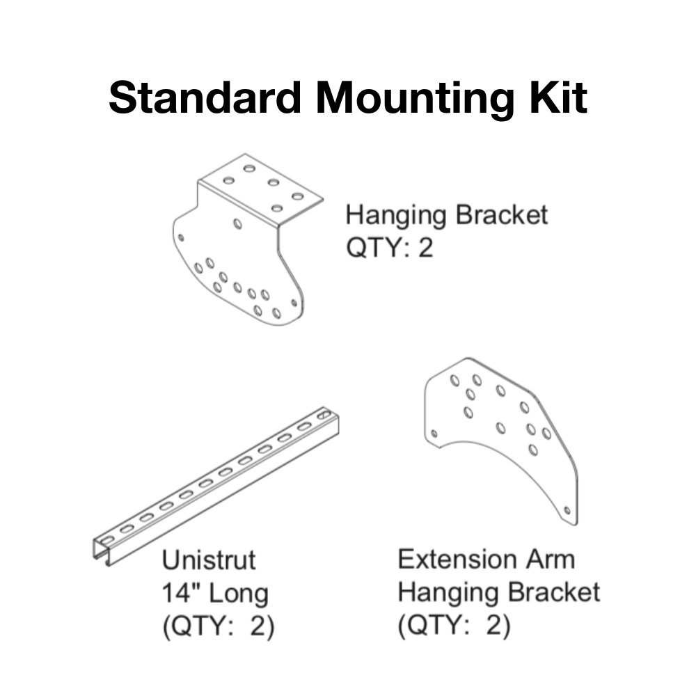Standard Mounting Kit for IR Energy Habanero Gas Patio Heaters
