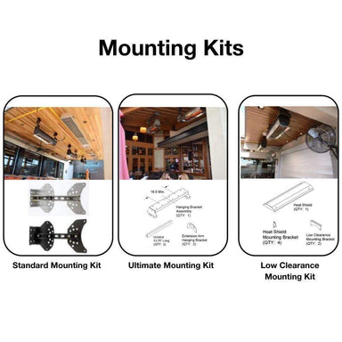 IR Energy Wall/Ceiling Mounting Kits For Habanero Gas Patio Heaters