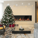 litedeer homes latitude ZEF65 65-inch built-in electric fireplace during the holidays