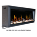 left side of litedeer homes latitude ZEF45 45-inch built-in electric fireplace