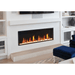 litedeer homes latitude ZEF45 45-inch built-in electric fireplace under the tv