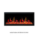Litedeer Homes Latitude Electric Fireplace with Fire Glass