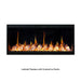 Litedeer Homes Latitude Electric Fireplace with Crushed Ice Rocks