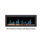 litedeer homes ZEF48 latitude II 48-Inch electric fireplace with skyblue flames