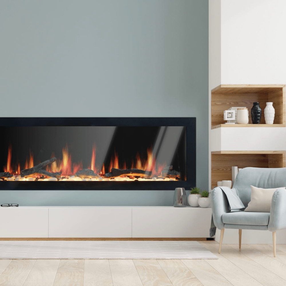 litedeer homes latitude II ZEF48V 48-Inch electric fireplace in living room