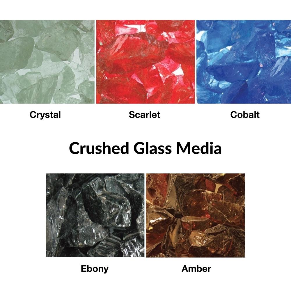 Optional Crushed Glass Media