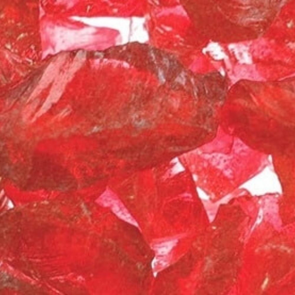 Scarlet Crushed Glass Media