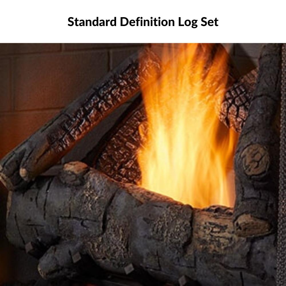 Majestic Log Set for Courtyard Traditional Hearth Kit — Modern Blaze