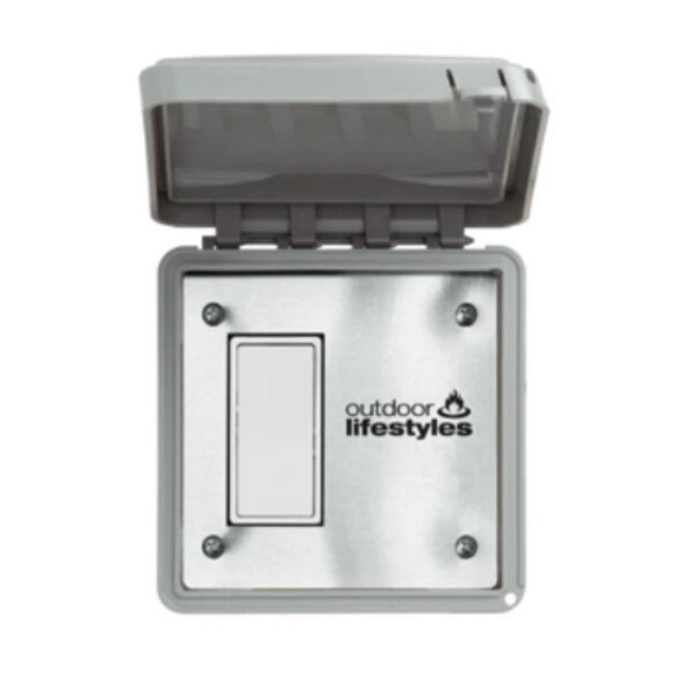 Majestic Wired Wall Timer for Courtyard Fireplace