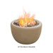 Modern Blaze 27-Inch Round Clamshell Concrete Fire Bowl
