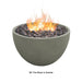 Modern Blaze 36-Inch Round Concrete Gas Fire Bowl in Granite