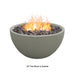 Modern Blaze 42-Inch Round Concrete Fire Bowl in Granite