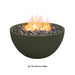 Modern Blaze 42-Inch Round Concrete Fire Bowl in Slate