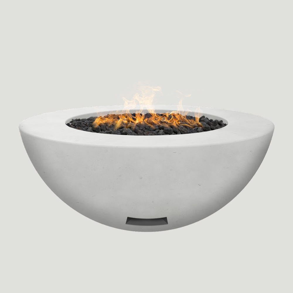 Modern Blaze 48-Inch Round Arctic Concrete Fire Bowl