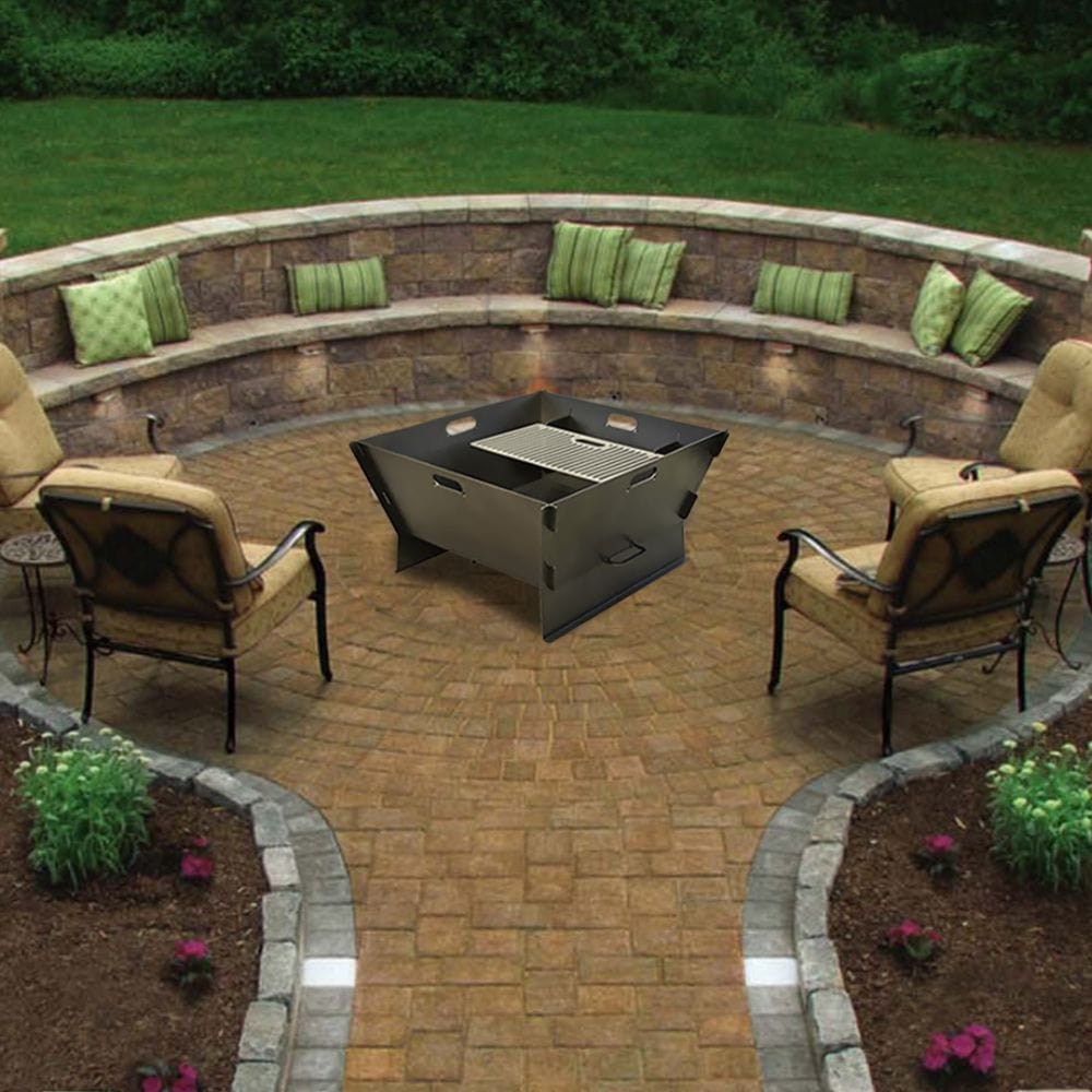 Fire Pit Grill in Outdoor Space