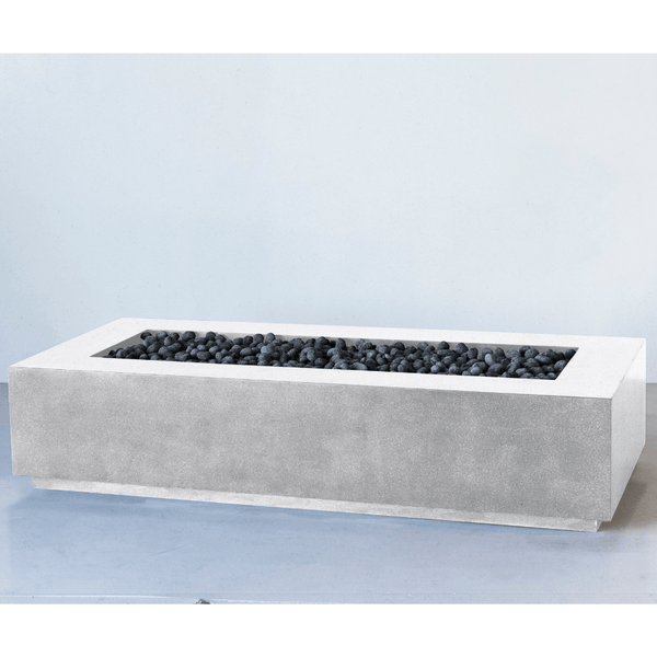 Modern Blaze Lumera Shasta Snow Linear Fire Pit not lighted up